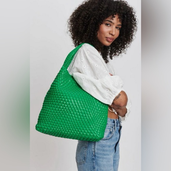 Moda Luxe Handbags - NWOT Moda Luxe Vegan Leather Hobo Bag - Kelly Green